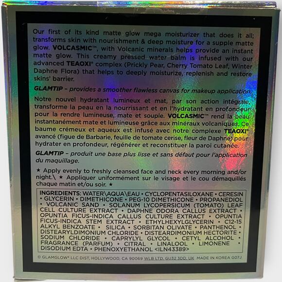 GLAMGLOW Volcasmic Matte Glow Moisturizer 1.7 OZ NEW IN BOX Sealed - Picture 5 of 9